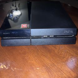 PS4 Console With Cords, Controller And Games