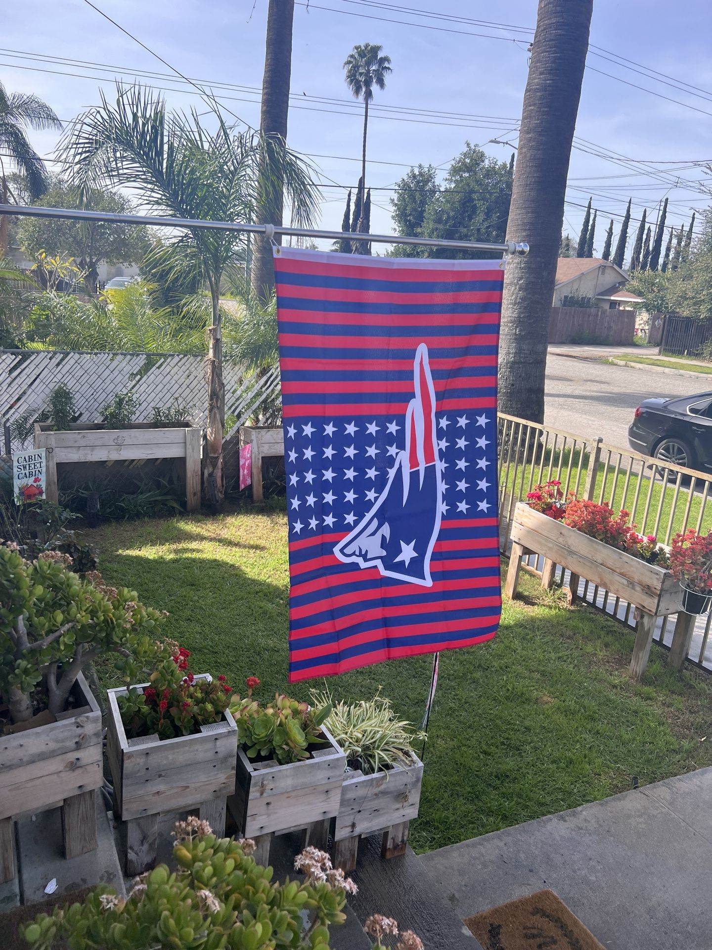New England Patriots Flag Size 3ftx5ft