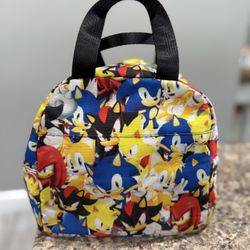 Sonic And Mario Lunch Bag And Pouch 