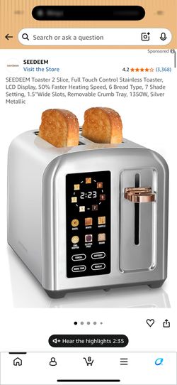 Digital toaster