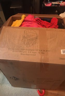 Box of girls clothes from 2 yrs to 8 yrs.