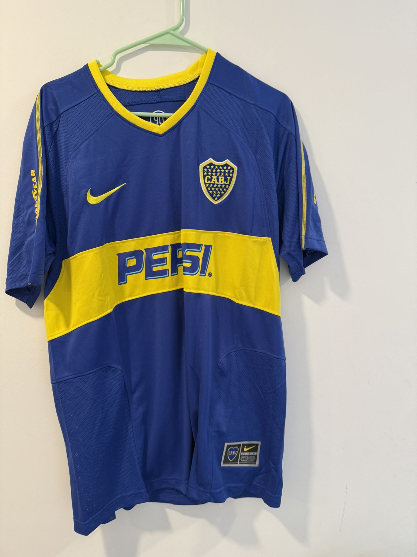 🔥 Boca Juniors x Nike Pepsi Jersey – Rare Retro – Size XL