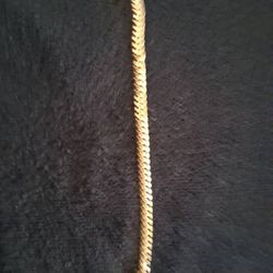 10K Real Gold Bracelet (8 Inches Long 7.1 Grams)