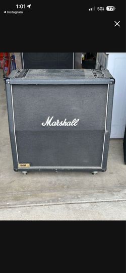 Marshall 1960A 300W 4x12 Slant Guitar Cabinet