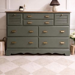 Stunning solid wood dresser timeless design / tv stand / credenza / buffet / changing dresser /