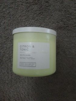 Citron and Tonic candle Is Very Large Bought For 28