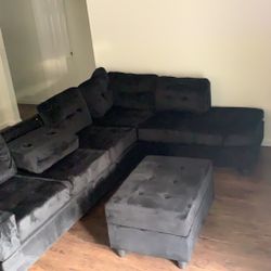 Black Heights Reversible Sectional 