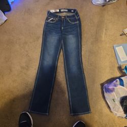 Brand New Womans Arietperfect Rise Straight Leg Size26R
