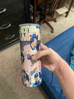 World Series 2025 back to back World Series champions dodgers cup water bottle