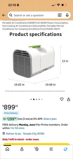 Coplax Portable Air Conditioner