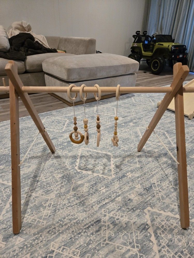 Wooden Baby Mobile Toy