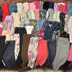 56 Pairs Of 24 Month Pants For Baby Girl