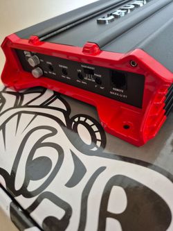 CRUNCH 3500 WATTS MONOBLOCK 1 OHM STABLE BUILT IN CROSSOVER WITH BASS CONTROL CAR AMPLIFIER