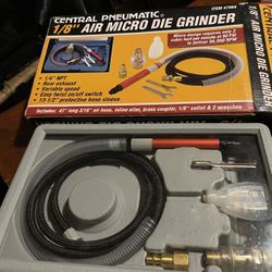 Brand, new, 1/8” air, micro, die grinder