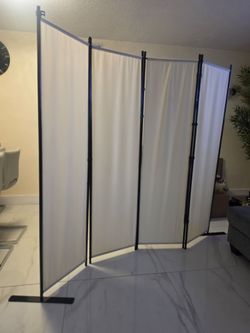 Separador de habitación de 4 paneles