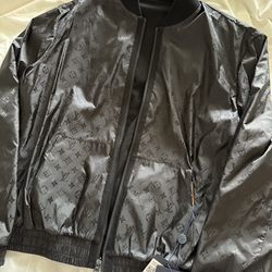 Authentic Louis Vuitton Monogram Reversible Light Bomber Size S Black
