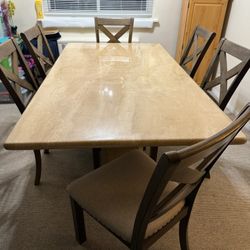 FREE Stone-Top Dining Table & Matching Sideboard / Buffet
