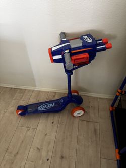 Nerf double barrel blaster scooter