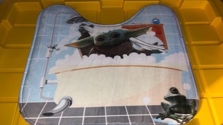 Baby Yoda Toilet Bath Rug