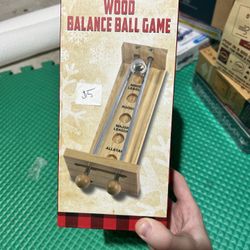 Wood Ball Balance Game 