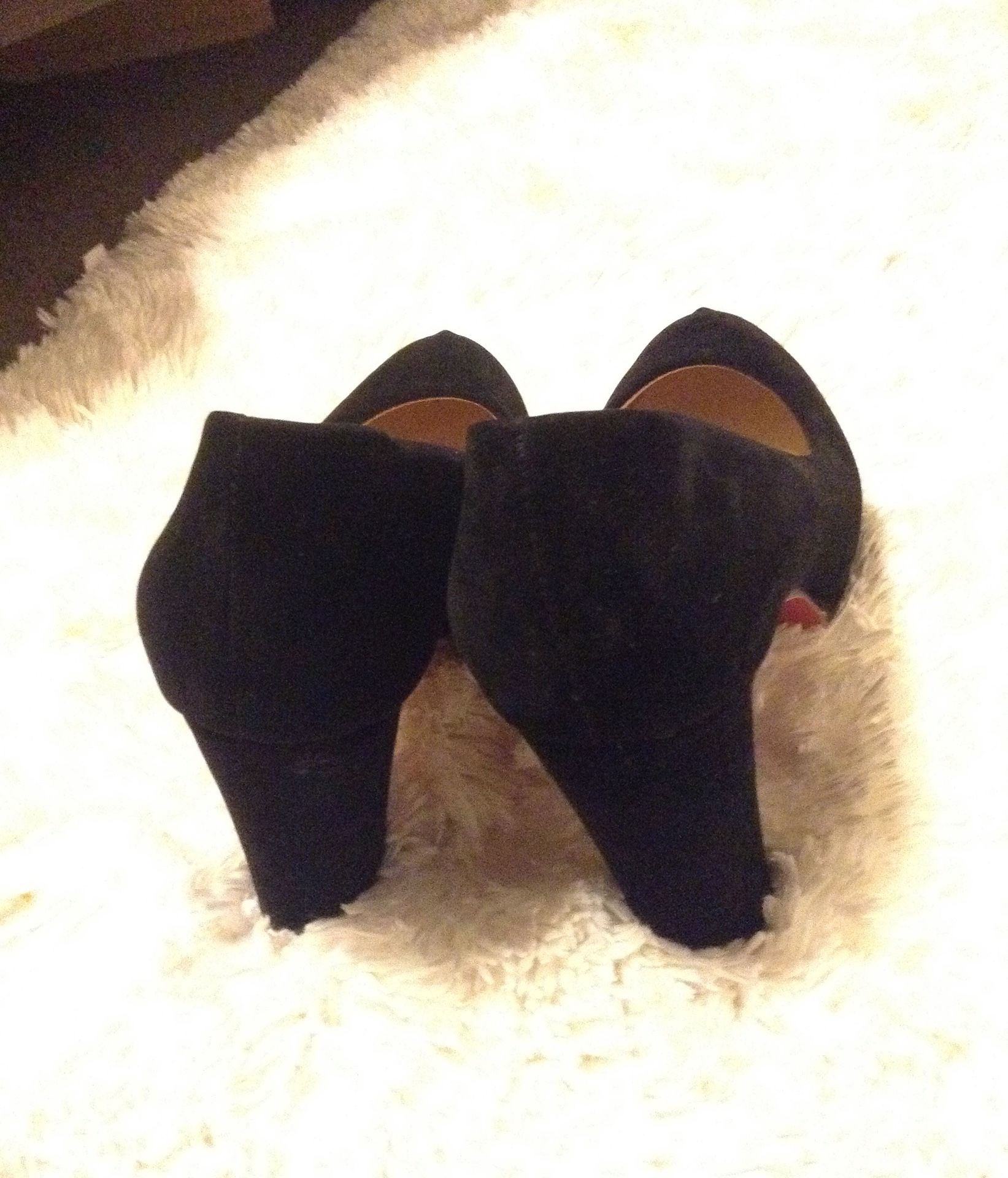 New suede shoes