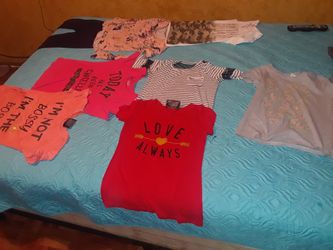 Girl clothes sizes 10-14.