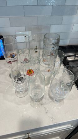 12 beer glasses steins