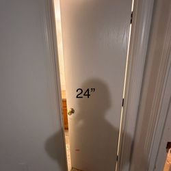 Interior Doors- Great Condition. (2-24”) (4-30”) 6 Doors