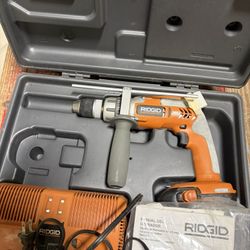 ridgid power drill with charger in good consition