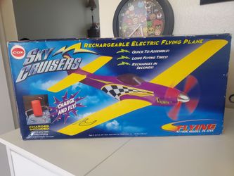 vintage Cox Sky Cruisers Viper Mustang rechargeable electric toy airplane