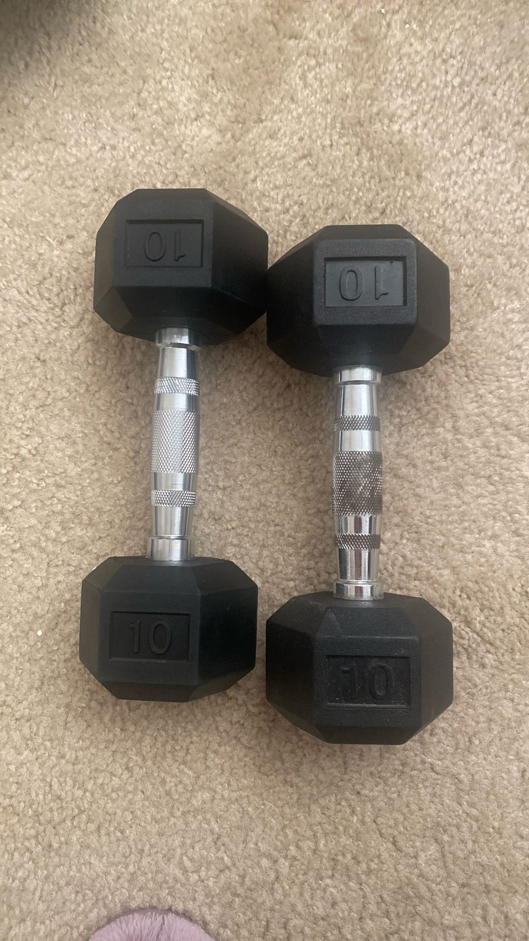 10lb Set Dumbbells Like New