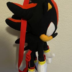  Sonic The Hedgehog Doll Plush Backpack - Shadow