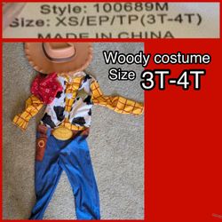 Woody costume 3T-4T Toy Story $25