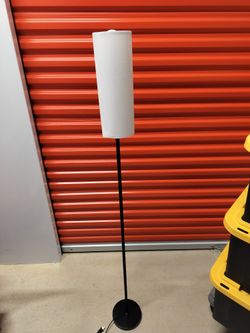 5ft Lamp Simple Cylinder White Shade