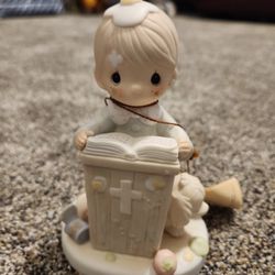 Jonathan & David Figurine E-9285 IF GOD BE FOR US WHO CAN BE AGAINST US 1982/83