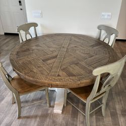 Wooden Dining Table Set 