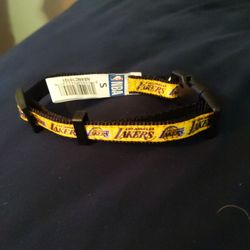 NBA Lakers Collar, Gold And Purple,Small 