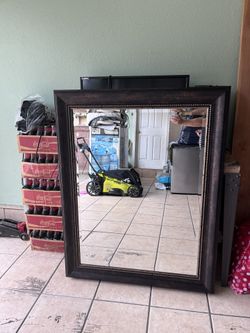 2 Big Mirrors One In Excellent Condition And Another New In The Box