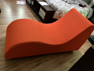 Indoor Orange Lounge Chair 