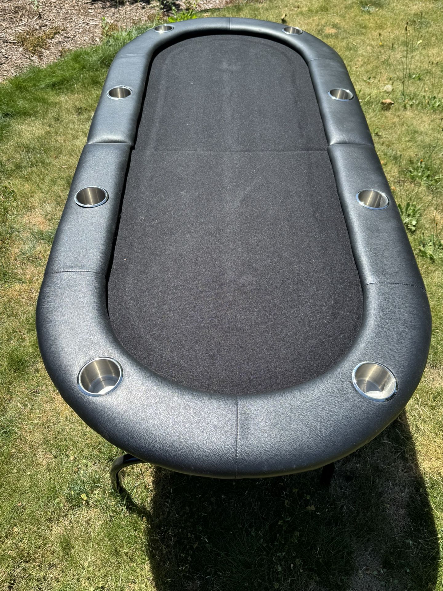 Foldable 8 Player Poker Game Table