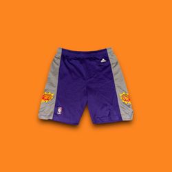 Vintage Phoenix Suns NBA Adidas swingman basketball shorts youth large 
