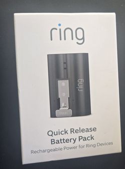 Ring Quick Release Battery Pack