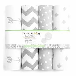 Premium Baby Changing Pad Covers 4 Pack – Pure Jersey