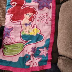 Disney Little Mermaid play blanket