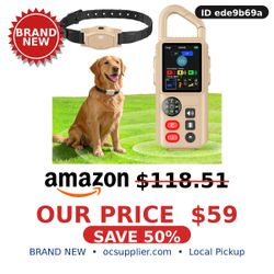 Pawton 4-in-1 Wireless Dog Fence System + Remote Training Collar - Brand New