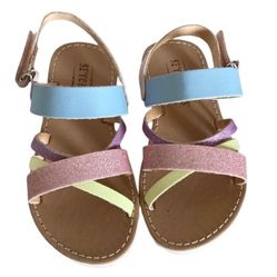 Seychelles Multi-Colored Pastel Sandals