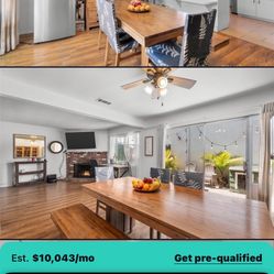 Oak Wood Table, Oak Wood Bench, 4 Oak Wood Chairs,  And Pack Wood Cabinets Top And Bottom 