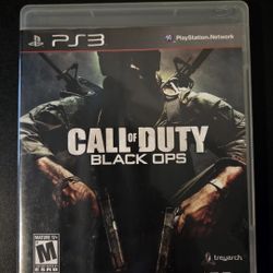 PS3 Game- CALL OF DUTY- BLACK OPS