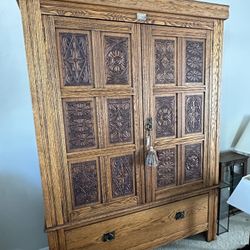 Decorative Wooden Armoire