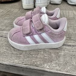 Adidas Toddler Girl Size 4 Sneakers 